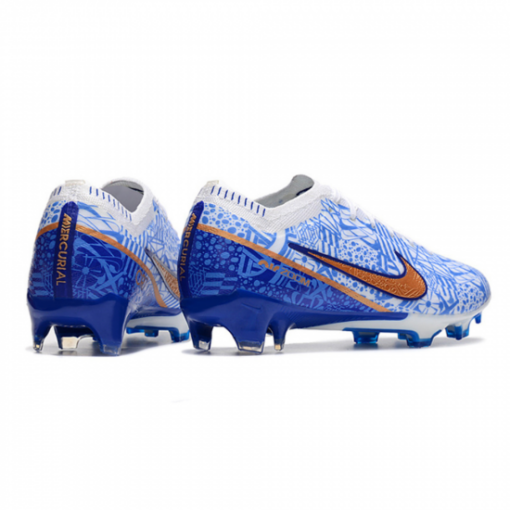 Mercurial Vapor 15 Elite FG (CR7) - White Blue - Image 4