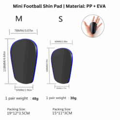 Alternative view of Mini Football Shin Pad - Black