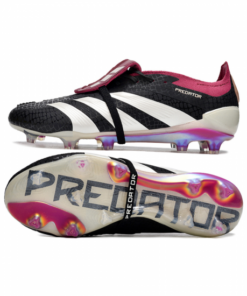Predator 30 Elite FG Fold Over Tongue - Black Burgundy