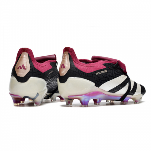 Predator 30 Elite FG Fold Over Tongue - Black Burgundy - Image 4
