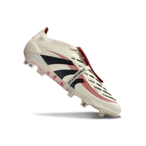 Predator 25 Elite FG Fold Over Tongue - Beige Red - Image 3