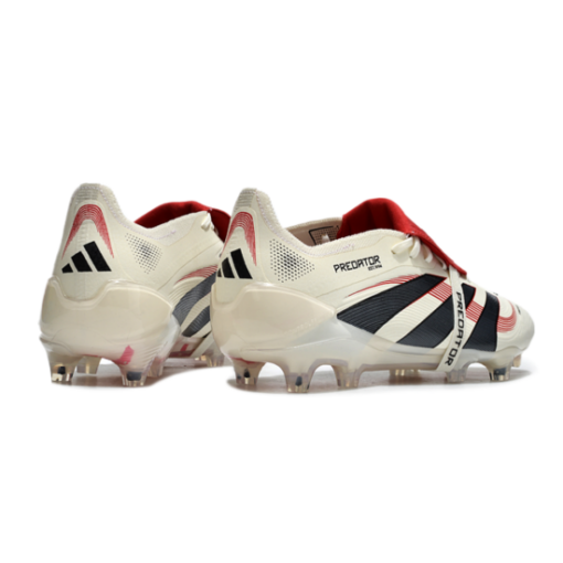 Predator 25 Elite FG Fold Over Tongue - Beige Red - Image 4